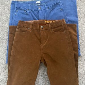 Lot of Crewcuts boys stretch corduroy pants size 14.